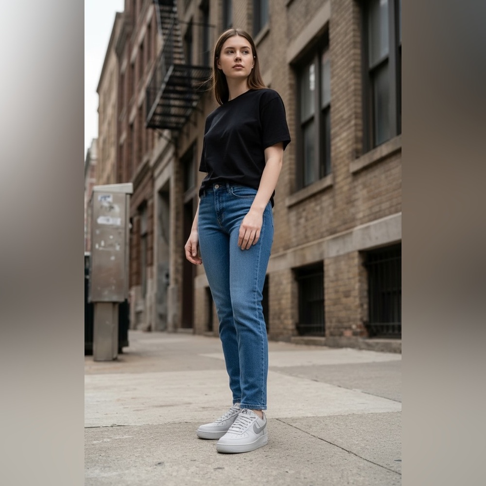 Women's High-Rise Slim Jeans - Blue